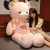 麦布熊泰迪熊玩偶毛绒玩具女孩布娃娃公仔狗熊抱抱熊抱枕520情人节礼物 粉色兔毛熊 120cm