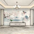 新中式电视背景墙壁布现代简约花鸟壁纸餐厅客厅沙发影视墙布壁画 整张18D立体浮雕布/1平方