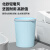 客厅垃圾桶2023新款大容量卫生间厕所商用厨房纸篓卧室办公室 大号16L轻奢绿2个装高品质经