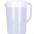 000000ml量杯量桶级塑料透明带刻度厨房烘焙奶茶加厚 2000毫升粉盖