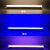 高压220v彩色t5灯管led一体化支架1.2米长条灯红绿冰蓝紫三色变光 T5铝材款蓝光 0.3米