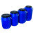 普力捷 塑料桶储水桶带盖发酵升化工桶大号蓄水桶 50L/蓝色(A)款