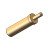 镀金Pogopin圆形铜柱母头连接器导充电铜针实心触点界面接触插针 T1421