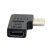 定制U3-214弯头USB 3.1 Type C公对母 公对USB-C母音视频转接头延长头