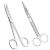 HKNA 实验用剪刀 不锈钢实验室手术剪刀 弯刀 单位：个  组织直圆16cm 