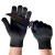 定制防割手套5级一根钢丝手套多用途防切割5级劳保手套防护手套 M 黑色