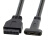 定制主板20p 台式机USB 3.1 USB-C Type C母头转3.0 19pin公头延长线 20PIN转USB-C公
