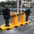 道闸钢结构安全岛交通设施停车场加油站防撞保护岛可定制定制 黄色 2500*500*125