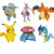 WESIPI精灵宝可梦神奇皮卡丘口袋模型精灵球变形机器人儿童玩具喷火龙妙 暴鲤龙+精灵球