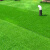 谋福110 草坪垫子工程围挡假草绿色人造人工草皮户外仿真装饰地毯塑料绿植15mm淡绿色定做 2米*2米(加密款)