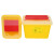 尚留鑫 方型黄色利器盒8L*10个医疗废物垃圾桶小型废物桶锐器盒