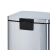 海斯迪克 脚踏式不锈钢垃圾桶 垃圾分类方形大号带盖垃圾桶 30L单桶 HKT-285