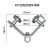 起重机电动葫芦行车电缆线钢丝绳拖缆滑车滑轮半塑料轨道吊线滑轮 40*40角铁滑轮(吊环式)2个