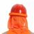 安大叔 JJ-HF140荧光橙帽套（与安全帽搭配使用，不含安全帽）定做 10个