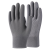 鲁工防烫手套 隔热烤箱手套耐高温烘焙微波炉五指手套工具 灰色 5双装