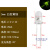 发光二极管3V七彩小LED灯珠3/5mm指示灯芯粒直插白发红黄蓝绿紫色 (20个)5mm 透明外壳 发黄绿