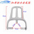 汇瀚适用铝合金后尾架雅迪台铃爱玛等电动车后货架电瓶车尾箱外卖支架 雅迪欧博F6加厚铝合金12 12 16