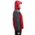 安美尚 （ams）防风衣工作服定制印迈瑞 外层红灰色 +内层棉衣黑色 可拆卸 （LOGO印字）XXL码 1件