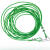 安达通 钢丝绳 户外楼顶室内挂晒被子神器晾衣架绿色包塑钢丝绳套装 4mm粗12米长（全套配件包） 