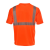 安大叔JJ-E774圆领反光T恤 3M安视透气反光材料 涤纶透气鸟眼布 荧光橙（加LOGO） M码