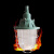 谋福CNMF496防爆灯bcd隔爆型灯罩LED车间厂房加油站仓库工厂照明灯具（250w灯罩配50瓦LED  ）