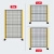 新特丽 机器人围栏 隔离护栏防护栏 工厂车间仓库机械设备隔离网安全护栏网隔断网加粗围挡 2*1.2米*1立柱