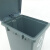 冰禹 BY-7549 分类连体塑料垃圾桶 脚踏脚踩式连体塑料桶垃圾箱 灰色15L其他垃圾