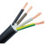 电缆RVV4*6平方毫米软护套线芯国标四芯电源线多股软电线 40米黑色