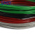 304不锈钢钢丝绳 葡萄架大棚 晾衣绳牵引彩色包胶涂塑细软起重绳 红色包塑1.5毫米50米 送30个铝套
