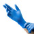 TWTCKYUS清洁专用橡乳胶餐饮级次一次性劳保手套PVC厨房加厚 进口蓝丁晴手套9寸(100只) M