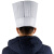 大杨395一次性无纺布加厚厨师帽 20顶/包 23*30cm 60g纤白中方帽 餐厅厨房工作帽 定制
