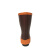 安全牌ZX040 40kv绝缘靴橙棕色半筒防水耐磨防滑橡胶材质1双46码