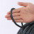 飞尔（FLYER）黑色尼龙绳子 晾衣绳 打包编织绳 捆绑塑料绳【6mmx50米】 SBZ395