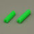 绿色塑料膨胀管6mm8厘涨塞胀塞M6M8墙塞胶栓胶粒膨胀胶塞木螺丝 6mm1000只