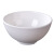 德曼柯密胺碗白色小碗汤碗商用米饭碗餐厅饭店酒店火锅店专用仿瓷碗餐具 5英寸白色饭碗212-5