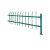唯曼 折弯式草坪护栏篱笆栏杆篱笆围栏锌钢护栏花园围栏市政护栏绿化栅栏围栏栅栏 安装高度1.2米/1米价