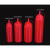 塑料挤酱瓶商用挤压瓶加厚番茄酱果酱沙拉酱瓶子厨房酱油瓶调料瓶 240ml单孔红色加厚防