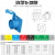 第二代工业插头插座连接器三相3芯4P5孔16A/32A防水非防爆IP44 第二代4P16A IP44明插座GP-105