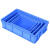 海客艺佳 加厚塑料周转箱零件盒元件盒物料盒 蓝白可选4#405*305*150