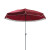 竹特 应急大雨伞  双层布2.8m红色（无底座） 应急防雨防晒 太阳伞遮阳伞广告伞 企业定制