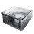 西门子（SIEMENS）IP55等级开关插座防水盒防溅盒 (可90°悬停)透明灰防水盒防水罩 IP55透明防水盒