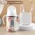 LUKE LULU婴儿奶瓶保温套usb外出便携温奶暖奶器加热恒温奶瓶夜奶神器 A款大号彩绘植物+1.5米充电线+5V