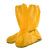 黄色防化学实验室耐酸碱靴套一次性防护鞋套飞溅胶条型K405 常规防护鞋套一双 均码