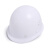 伟华世纪 安全帽工地男 施工领导高级生产建筑工程头盔国标加厚ABS透气免费印字 圆形透气款-白色