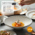 JIWOO法式白色高级饭碗拉面碗家用高颜值陶瓷大餐盘汤碗餐具组合