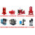 XBD立卧式单级消防喷淋深井泵CGDLF多级泵成套增稳压生活供水设备 红色XBD12.0/15G-80W30kw ccc