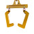 艾科堡 钢卷吊钩15吨双钩便捷卷板吊具双钩吊C型钩吊钩环链AKB-GJDG-19 黄色