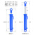 5吨单向液压油缸小型升降平台进口材质油封抛光内壁配件大全定制 内径63杆径35行程450单向