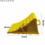 台阶垫斜坡垫三角木橡胶止滑器停车位挡车器车轮止退器轮胎定位器 16*10*10塑料止退器