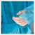 丽都依臣 一次性CPE袍隔离衣塑料围裙反穿连体防水防灰尘防护服 30g蓝色 200件 